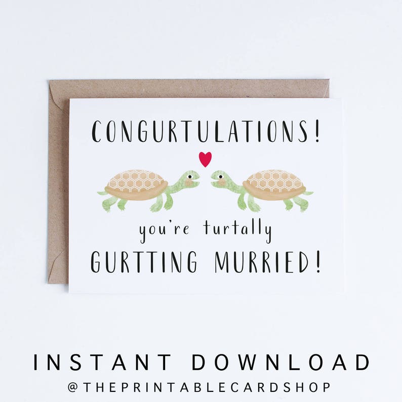Printable Engagement Cards Digital Congratulations Cards - Etsy