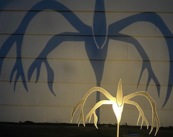 Metal Yard Stake, Shadow Caster, Halloween Decor, sci-fi- dungeons and dragons