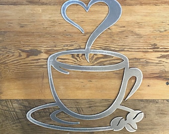Coffee Wall Art, Metal Decor