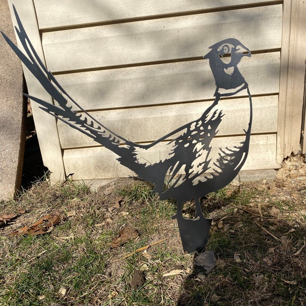 Pheasant Garden Wall Art Etsy