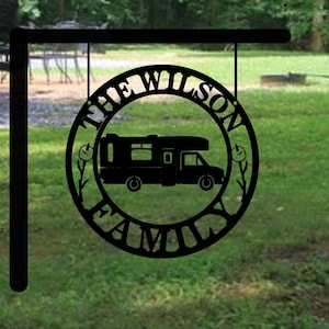 Camper Sign | Welcome Sign | Custom Metal Sign | Family Sign | Camping ...