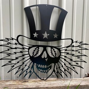 Band 70s Grateful Dead Uncle Sam on Bike Embroidered Patch Iron On Applique Music Jerry Garcia