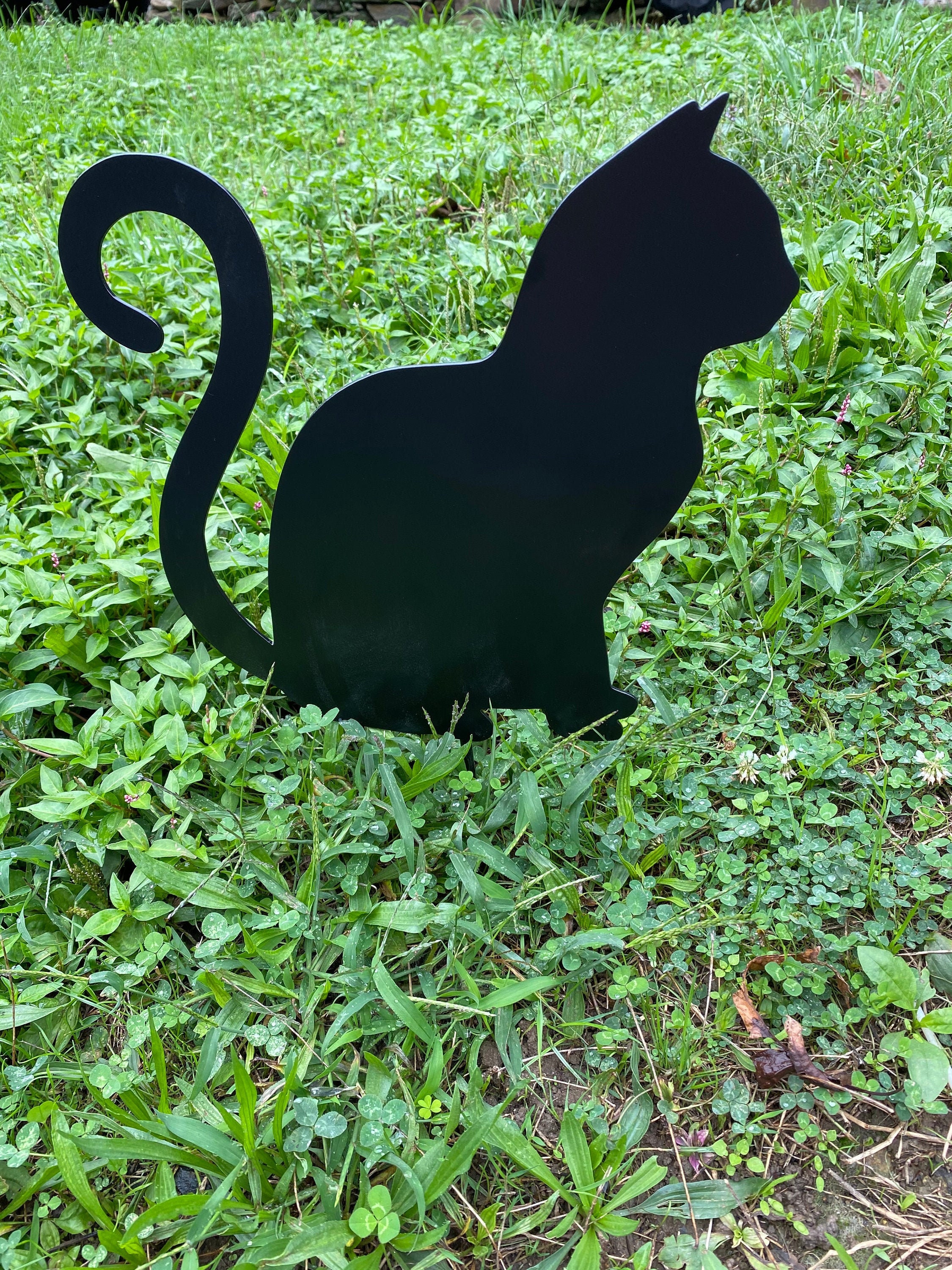 Cat Yard Stake Etsy