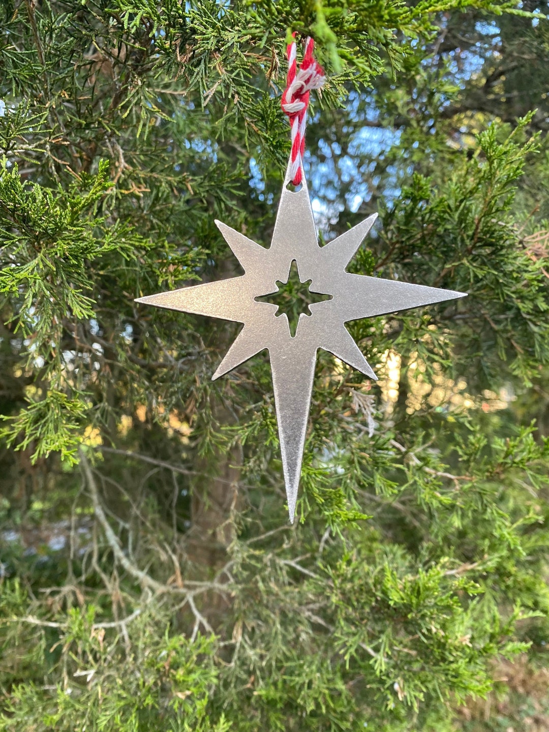 Bethlehem Star, Metal Ornament, Star of Bethlehem, Nativity, Christmas Ornaments, Gift Idea