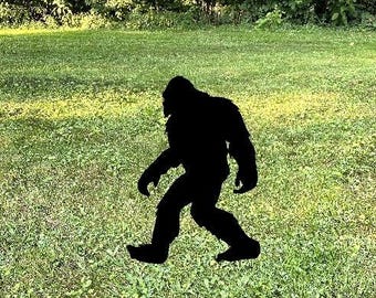Bigfoot Metal Yard Stake, sasquatch, yard art, garden decor, gift idea, bigfoot art