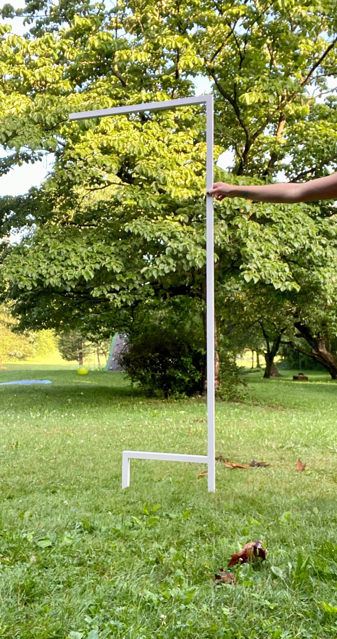 Metal Sign Post Ground Stake Post Sign Bracket Hanging Sign Business