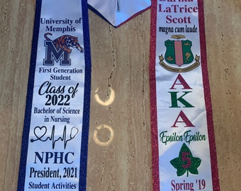 Custom Graduation Stole