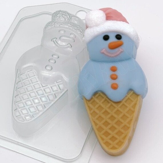 /"ICE Cream/" jabón de plástico Molde Molde de fabricación de jabón