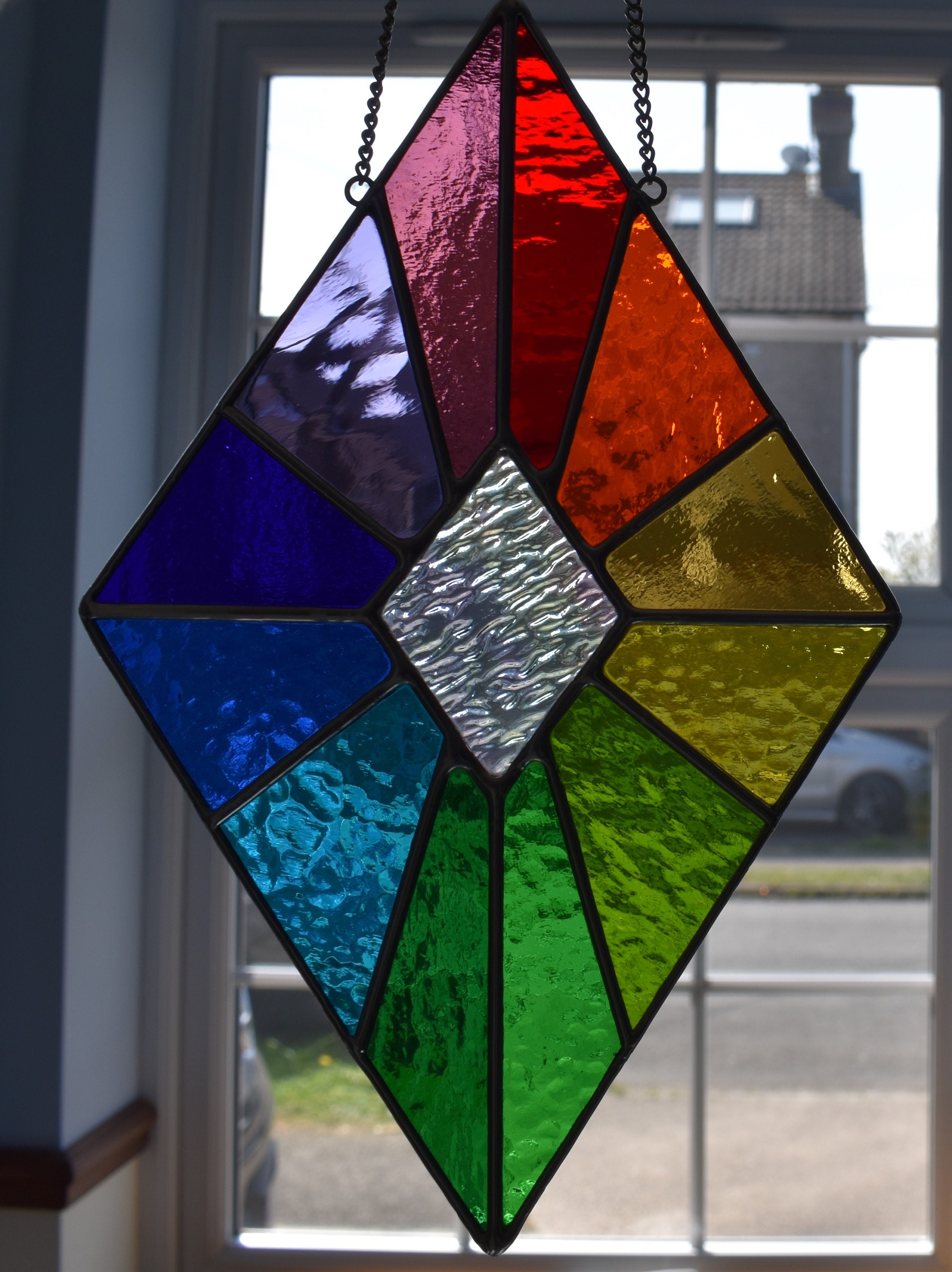 Multicolor Flower Ornaments for Doors Home Windows Decoration and Gifts Shellee Abstract Rainbow Geometric Stained Glass Window Hanging Panel Suncatcher,Acrylic Pendant Home Decoration Multicolor Flower Ornaments for Doors Home Windows Decoration and Gifts Shellee Abstract Rainbow Geometric Stained Glass Window Hanging Panel Suncatcher,Acrylic Pendant Home Decoration