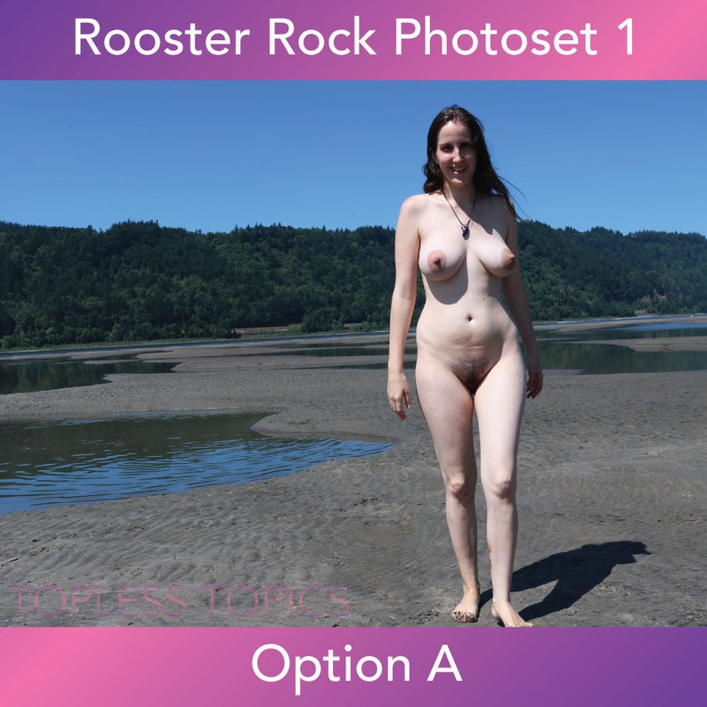 Rooster Rock Photoshoot Set 1-Option A MATURE Artistic Nude: image 1.