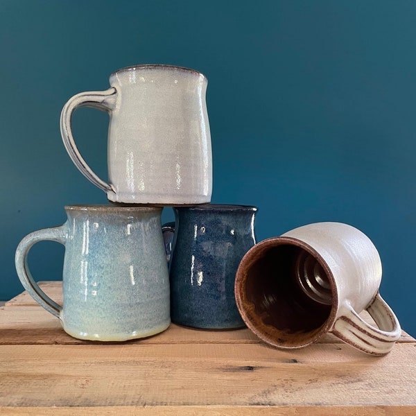 Tapered stoneware mug 14-16oz