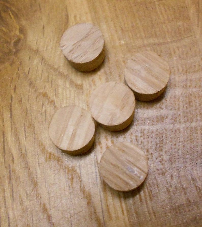 25 Oak Side Grain Flat Head Tapered Solid Wood Dowel Furniture Etsy