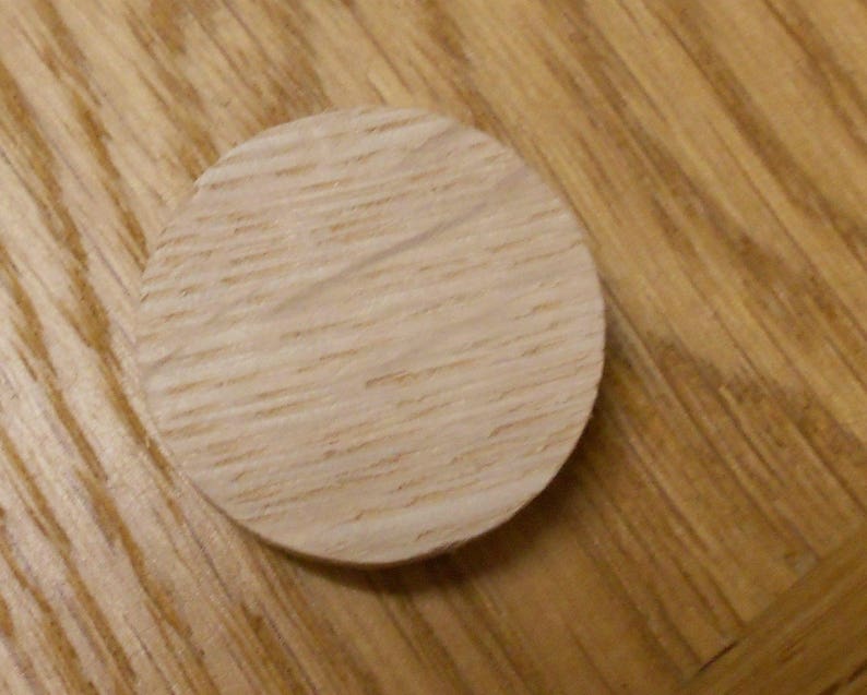 20 Oak Side Grain Flat Head Tapered Solid Wood Dowel Furniture Etsy