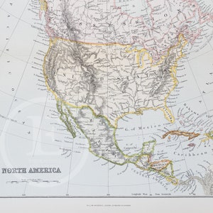 North America Map - Encyclopedia Britannica 1898