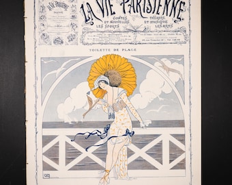 LA VIE PARISIENNE (24 de agosto de 1912) Revista francesa antigua (Número semanal completo)