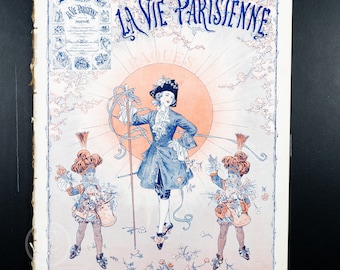 LA VIE PARISIENNE (6 de abril de 1912) Revista francesa antigua (Número semanal completo)