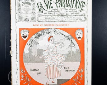 LA VIE PARISIENNE (20 de abril de 1912) Revista francesa antigua (Número semanal completo)