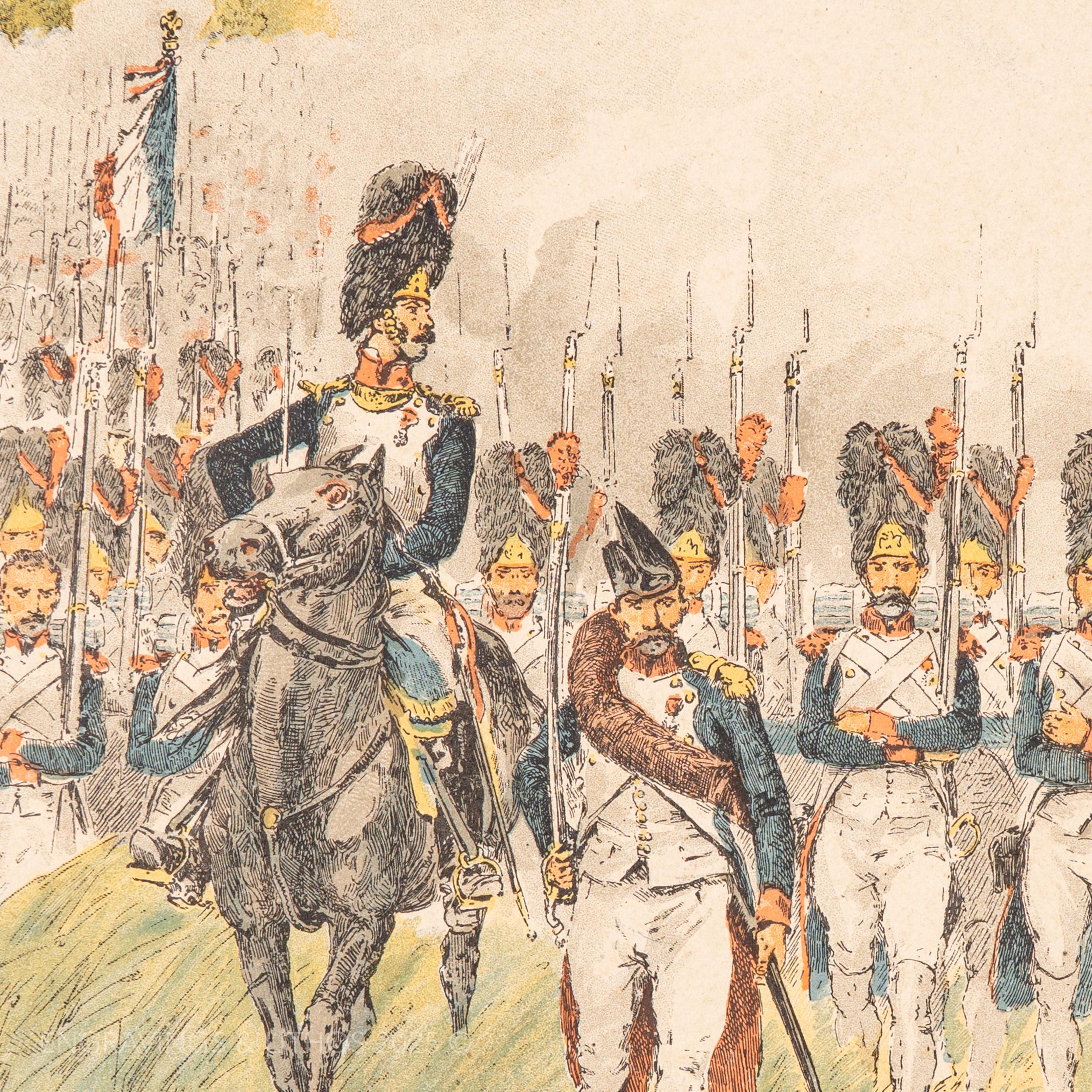1888 Napoleonic Wars - the Battle of Friedland - National Guard