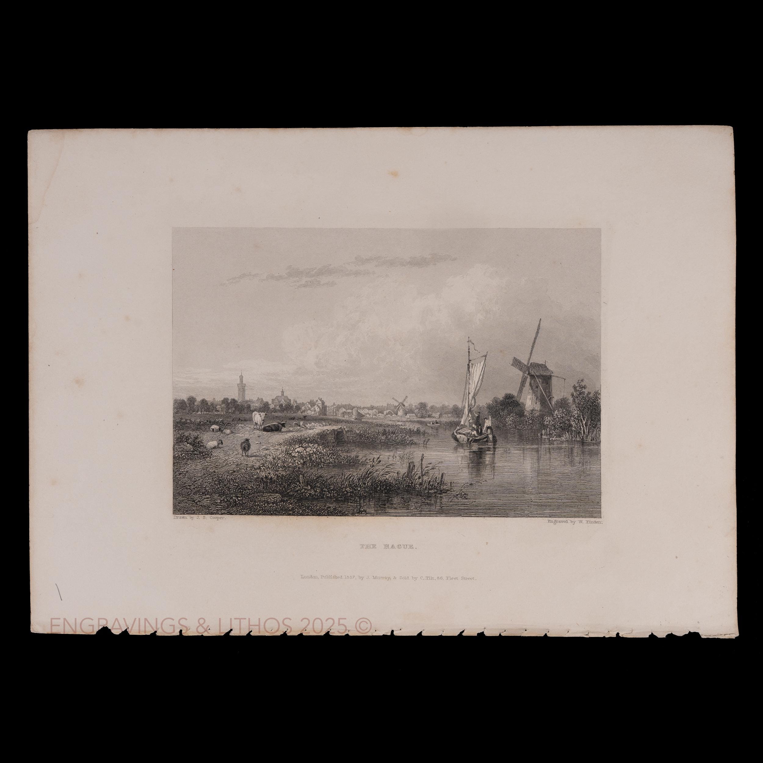 Gravure ancienne des années 1850 - France