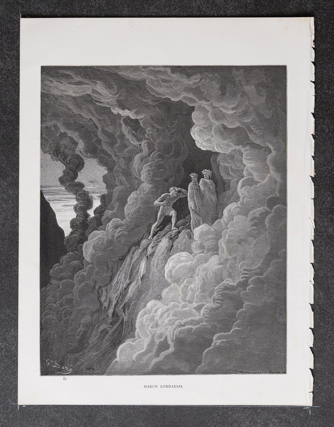 Marco Lombardo Original Engraving From the Dore - Etsy