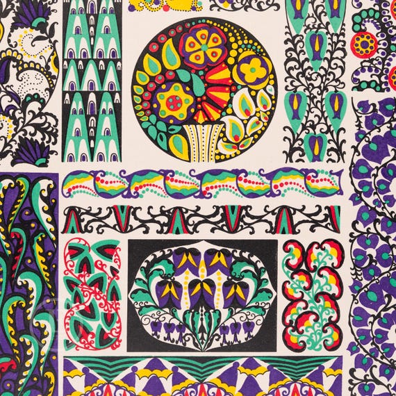 Bordersページ 1913 Ornamental Borders Print - Vintage Offset Lithography