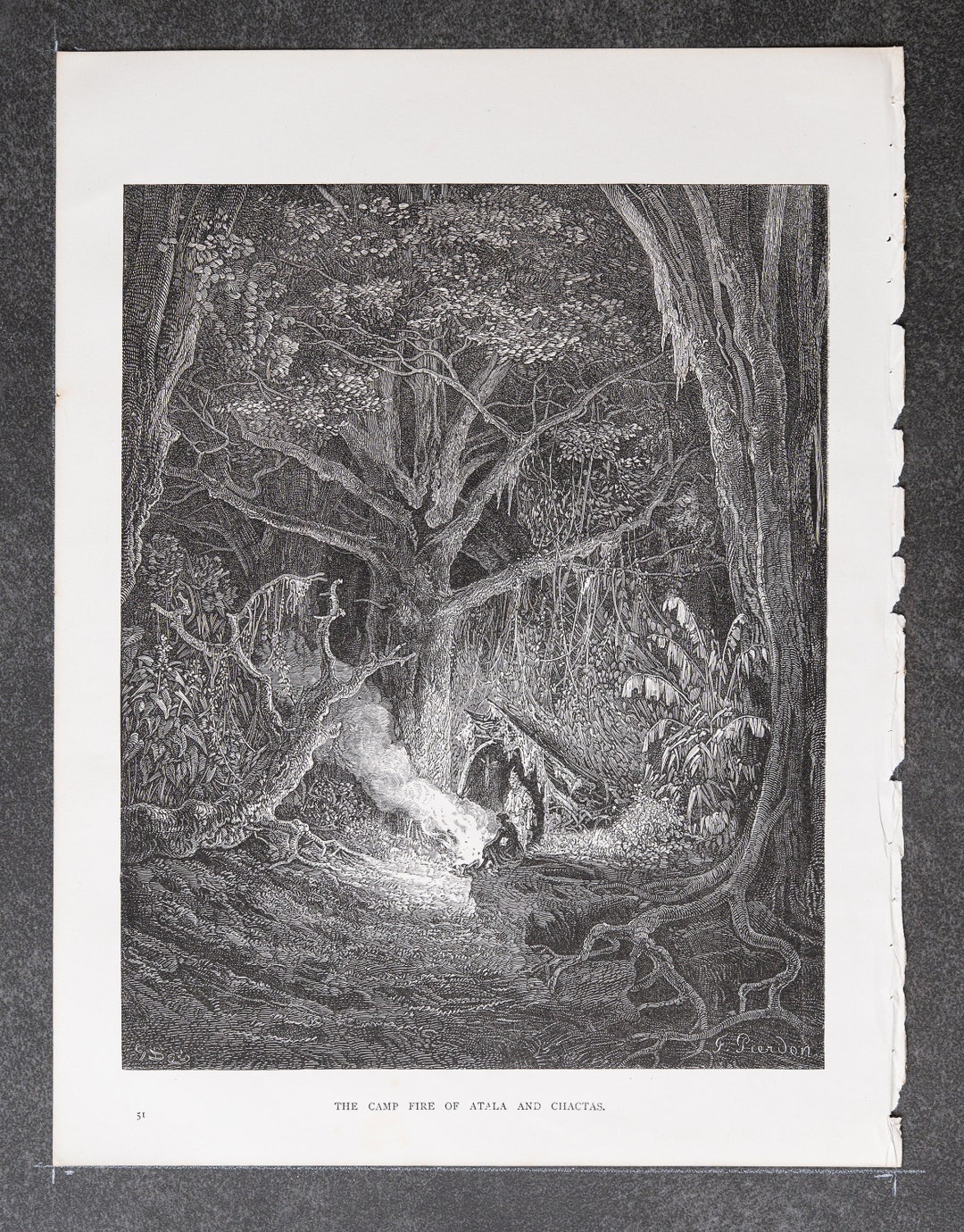 The Camp Fire of Atala and Chactas: Atala by Chateaubriand