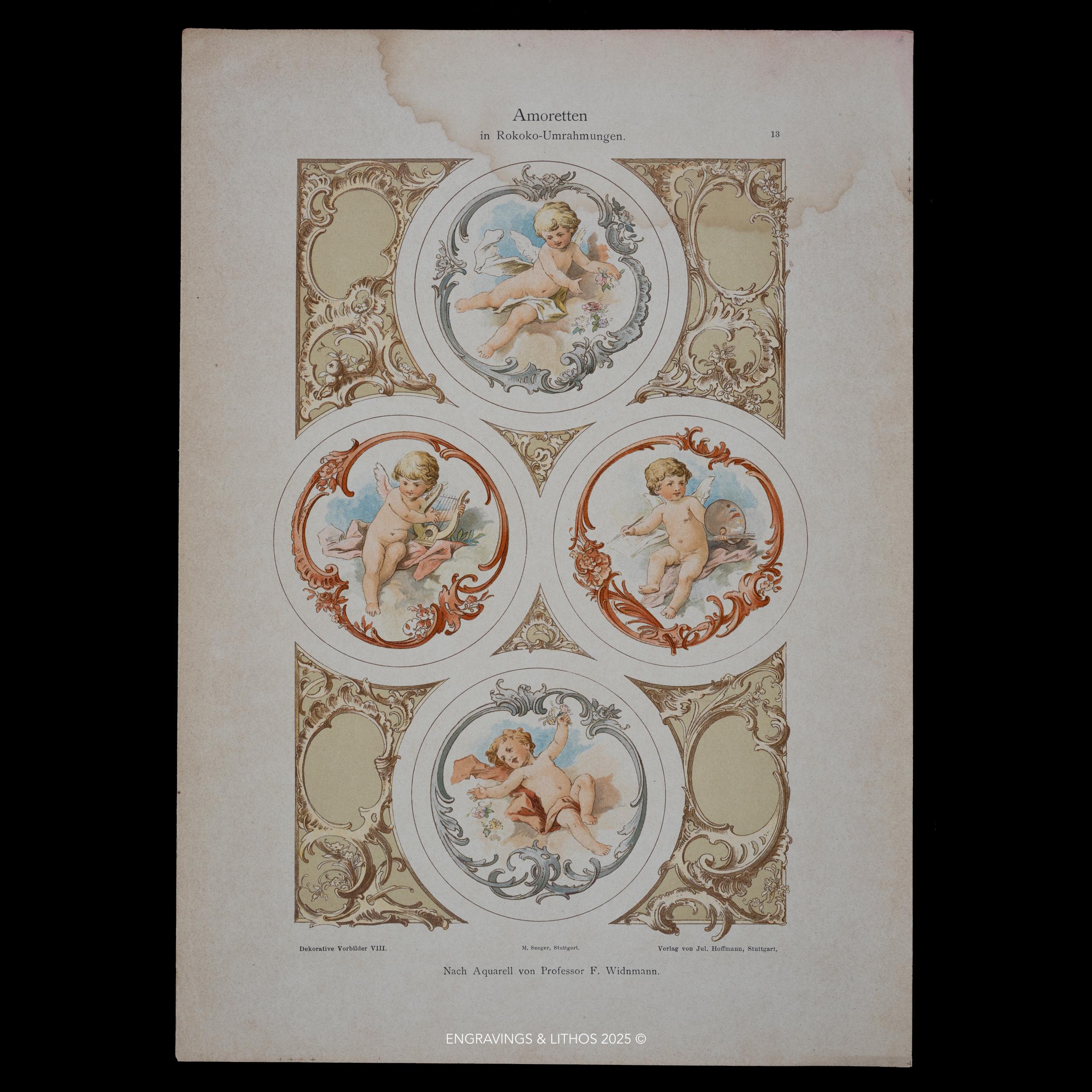 Rococo style decoration - Etsy 日本