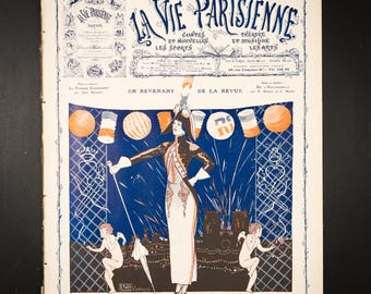 LA VIE PARISIENNE (13 de julio de 1912) Revista francesa antigua (Número semanal completo)
