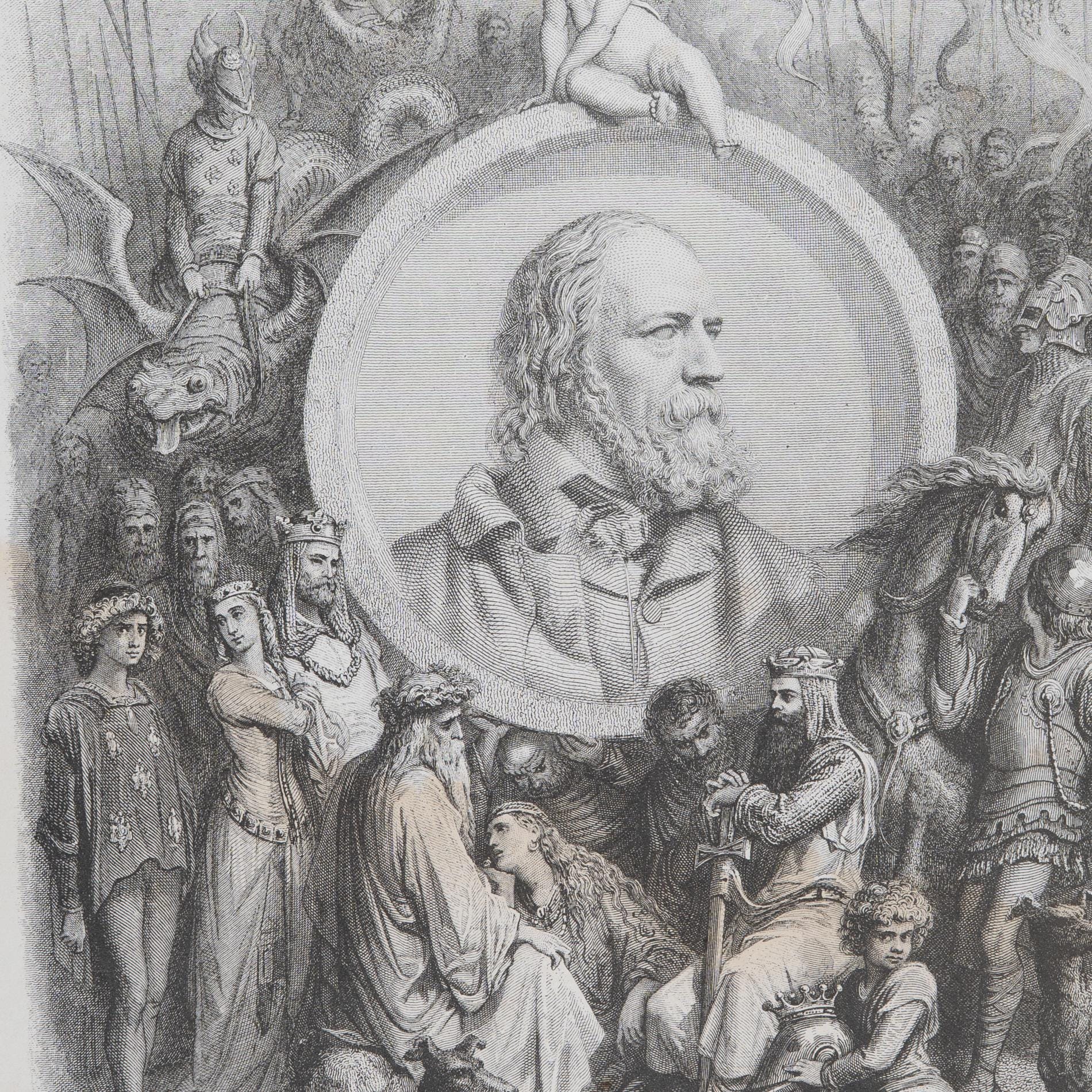 1889年 アルフレッド・テニスンと登場人物たち - ギュスターヴ・ドレ