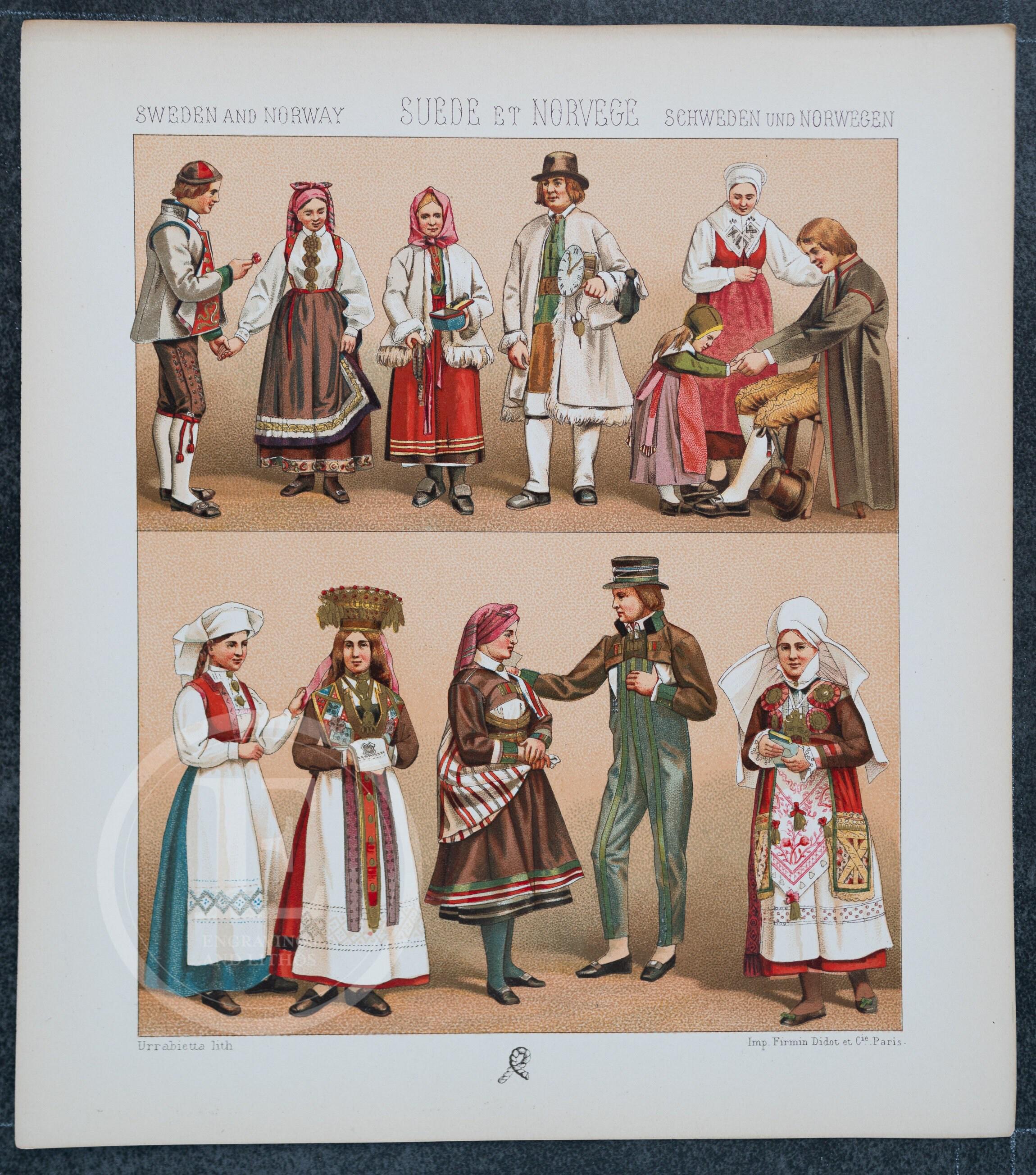 Norwegian costumes - Etsy 日本