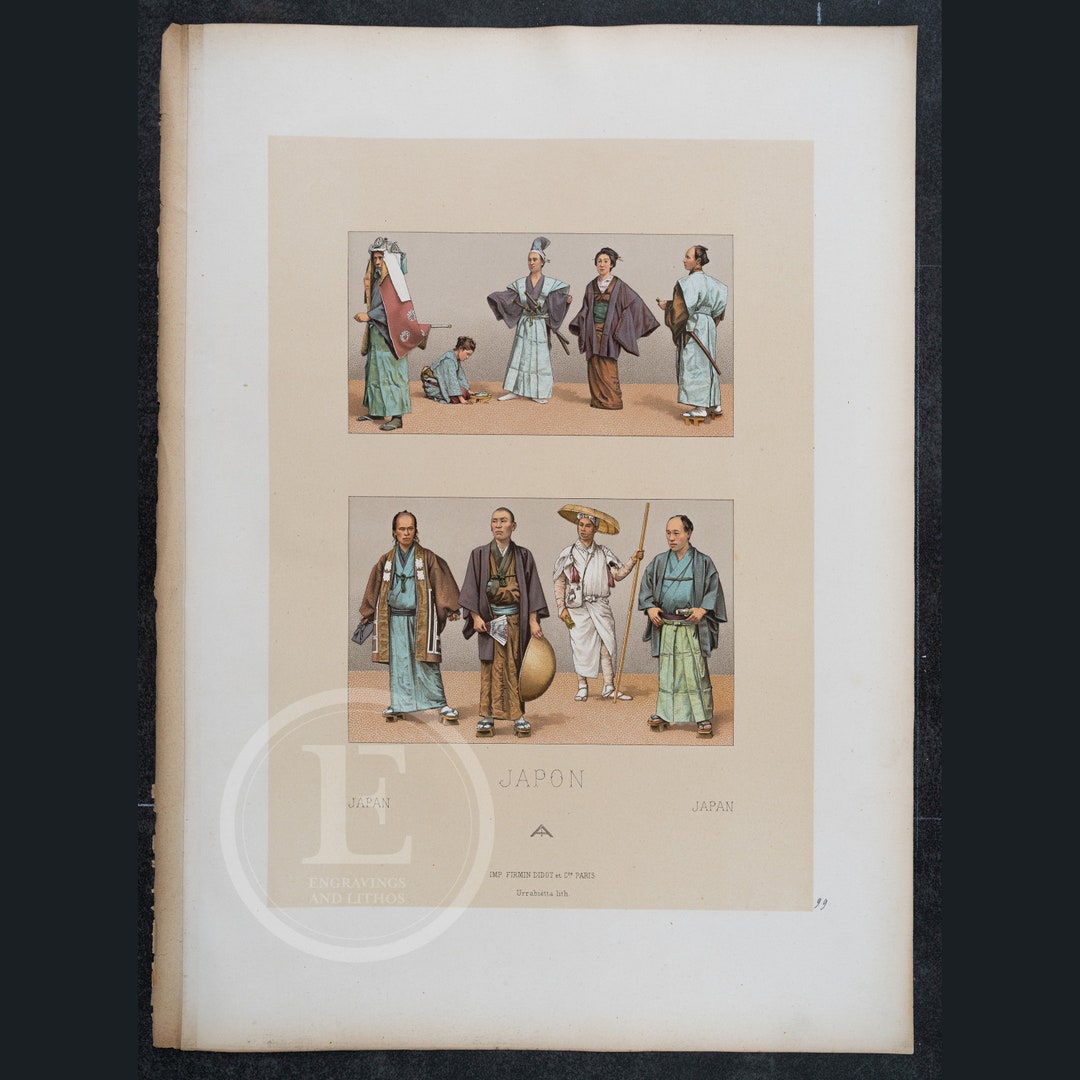JAPANESE Diverse Social Caste . Costumes by Etsy