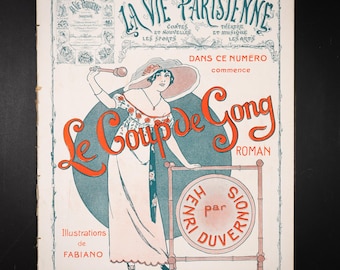 LA VIE PARISIENNE (17 de agosto de 1912) Revista francesa antigua (Número semanal completo)