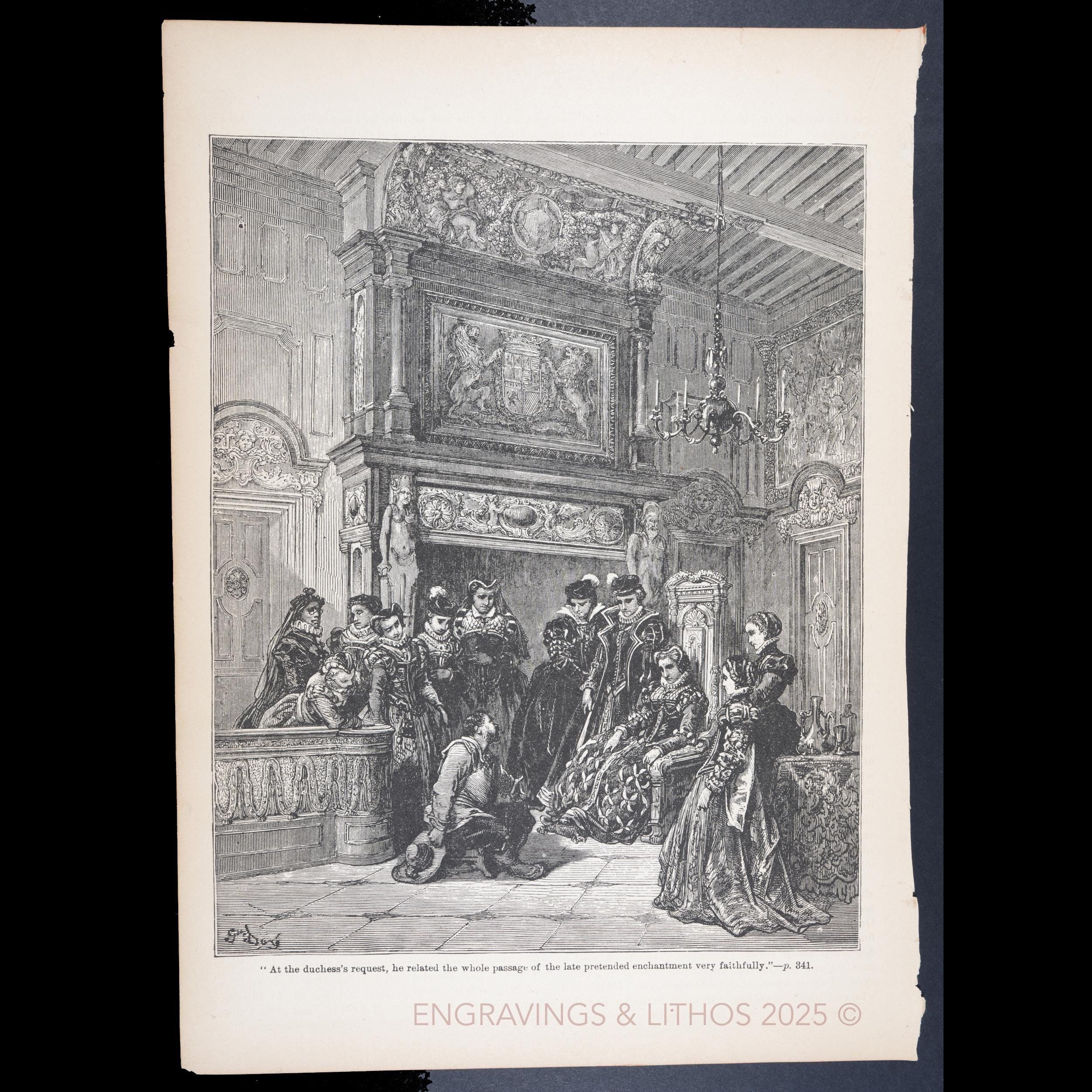 1880 サンチョが魔法を語る – 1880 セルバンテスのドン・キホーテの木