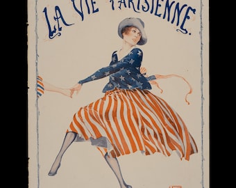 1917 Allied Dance Lady by G. Léonnec – オリジナルの「La Vie Parisienne」カバー