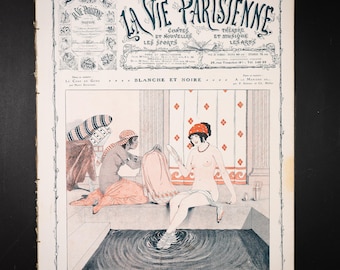 LA VIE PARISIENNE (31 de agosto de 1912) Revista francesa antigua (Número semanal completo)