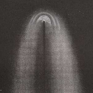 Head and Nucleus of Donati&#39;s  Comet - Exquisite Plate - RARE ORIGINAL PRINT from a French Astrronomy Book 1877