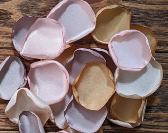 Taupe blush aisle runner rose petals, flower girl flowers for baskets, bridesmaid proposal box ideas, pampas grass wedding centerpieces toss
