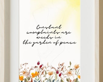 Boho Affirmation Poster – Digital Download for CBT Calming Corner, School Counselor, Mental Health Decor