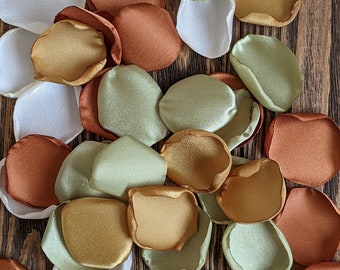 Boho Terracotta Floral Confetti – Gender Neutral Baby Shower Decor, Safari Jungle Theme, A Little Wild One Party Table Scatter