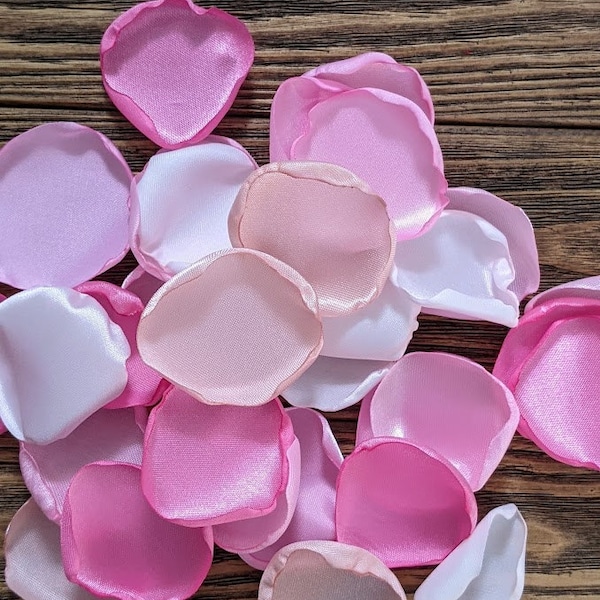 Pink valentines day table decor-rose petals confetti for xoxo valentines decoration-pink baby girl shower or quinceanera aisle runner toss