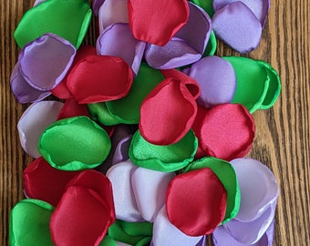 Little mermaid table confetti for bridal shower decor, custom rose petals bulk for table decorations, wedding flowers for flower girl toss