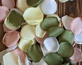 Wildflower floral confetti, baby in bloom shower decoration, custom pastel meadow flowers bridal shower, rose petals wedding decor, reusable