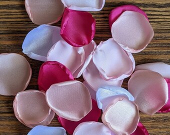 Wedding decor, Garden tea party or bridal shower toss, rose petals for butterfly baby girl shower, petals that match bridesmaid dresses
