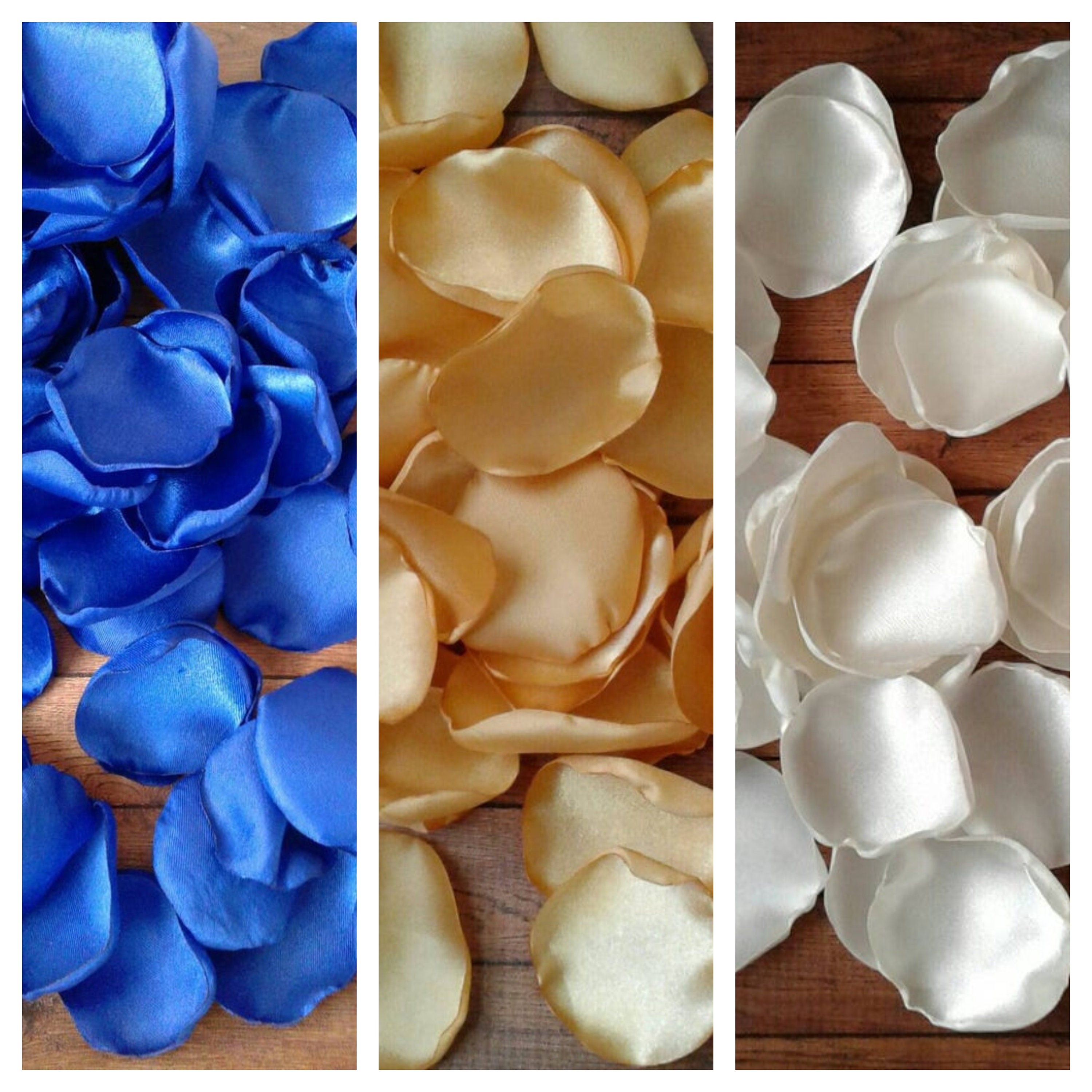 blue and gold wedding decorations