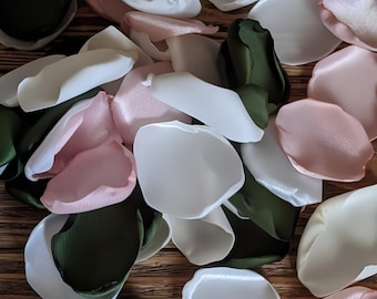 WOODLAND custom Baby Shower decor, Nursery Animal floral confetti, floral wedding or bridal shower decor, moss and blush mix of flowers toss
