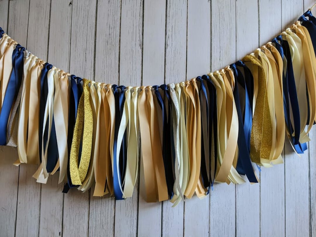 Wedding Garland, Ribbon Garland, High Chair Banner, Bridal Shower