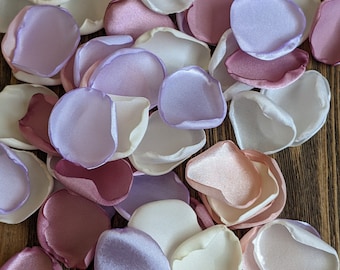 Rose petals, Some bunny is one baby girl shower decor, spring bridal party wedding flowers, lavender blush dusty pink centerpieces scatter