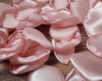 Blush pink rose petals for ballerina party decorations or birthday-supplies for baby shower table decor-arrangements for tray centerpieces