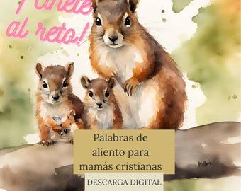 30 Días de Palabras de Aliento para Mamás Cristianas | Tarjetas Cristianas de Afirmaciones y Journaling para Mamás
