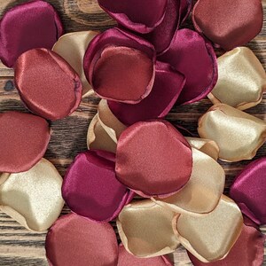 Pétalos de rosa rústicos para bodas de otoño, cajas para damas de honor, tarjetas de boda y decoración para la mesa del pastel, decoración para el camino de pasillo, accesorios para la cesta de la niña de las flores.
